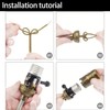 Lamp Socket Replacement, E26 Threaded Base, Turn Knob for ON/Off