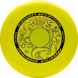 Discraft 160 Gram Fluorescent Yellow Sky Styler Sport Disc