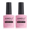 AIMEILI- Kit de esmalte de uñas en gel con base