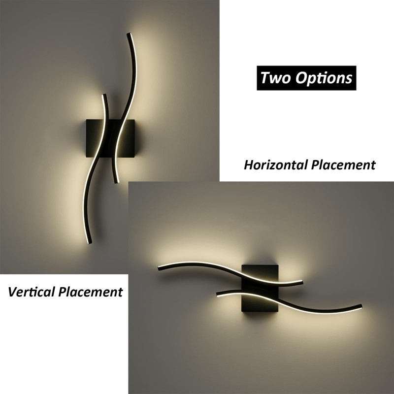 TENGIANTS Modern Led Sconce Wall Lighting Indoor 24" Minimalist Industrial