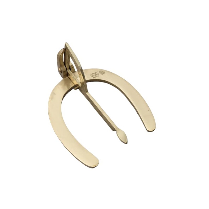 Angry Horse Brass Hoof Gauge