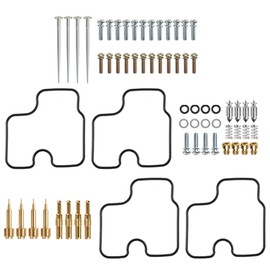 WFLNHB 4x Carburetor Gaskets Jets Kit Replacement for Honda CBR600F CBR 600F F4 F4I 600 1999-2000