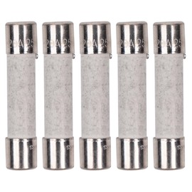 [New Upgrade] BlueStars Microwave Fuse 20A Ceramic Fuse 20 Amp 250V Slow-Blow - Compatible and Universal Replacement for WB27X10388 GE Whirlpool Kenmore and Other Microwave Ovens - Pack of 5