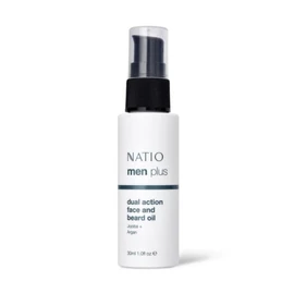 Natio Buy Natio Men Plus Dual Action Face and Beard Oil 30ml Online
