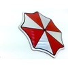 Umbrella Emblem Metal Car Sticker Badge Decal
