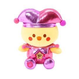 Anirollz Joker Chickiroll Sitting Plush – Circus-Themed Jester Stuffed Animal Toy, Soft and Collectible Plushie for Kids