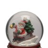 Christmas 60mm Snow Globe Waterball Decoration - Santa on Sleigh