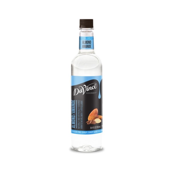 DaVinci Gourmet Davinci Sugar-Free Almond Syrup - 750Ml Plastic Bottle,