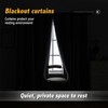 Anytime Home Curtains Blackout and Sheer Layered Solid Window Curtain