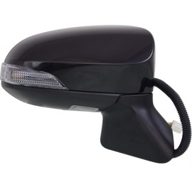 For Toyota Venza 2013 2014 2015 2016 Door Mirror Passenger Side | Power | Heated | Manual Folding | w/Memory, Signal and Puddle Light | Paintable | Replacement For 879100T050C0 | TO1321351