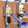 TAILONZ PNEUMATIC Blue 1/2 Inch od 32 Meter 100ft PU