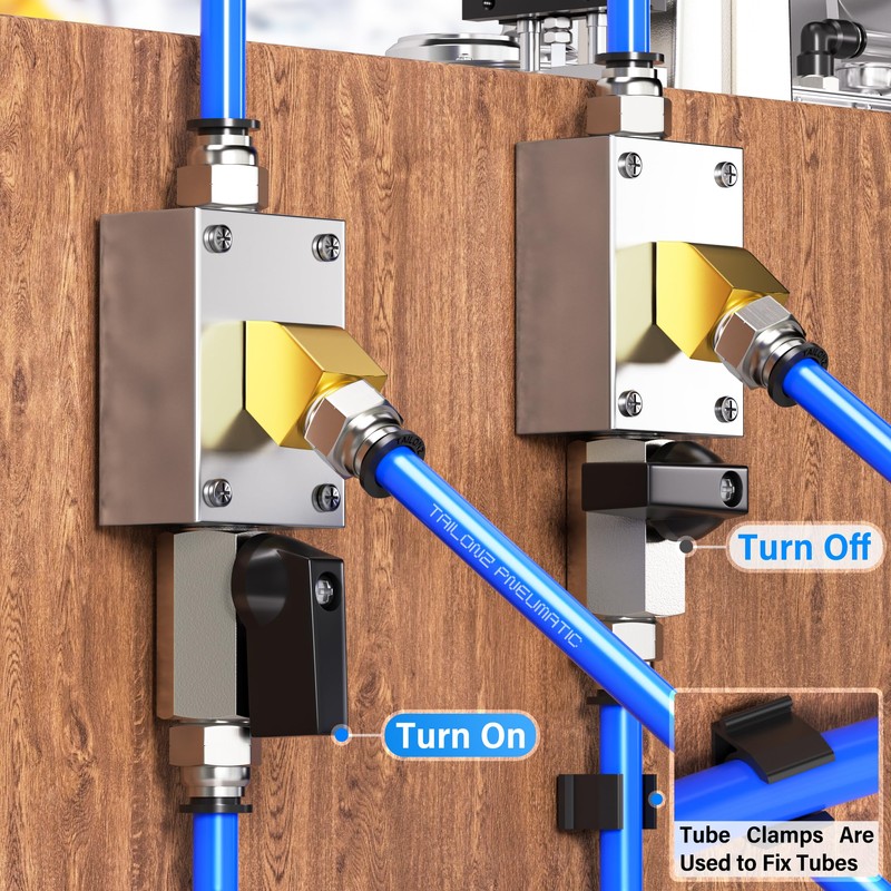 TAILONZ PNEUMATIC Blue 1/2 Inch od 32 Meter 100ft PU