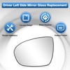 TOP-MAX Driver Side Heated Mirror Glass Compatible with 2011 2012