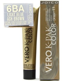 Joico Vero K‑PAK Permanent Creme Color 6BA Light Blue Ash Brown Repair w/ Advice