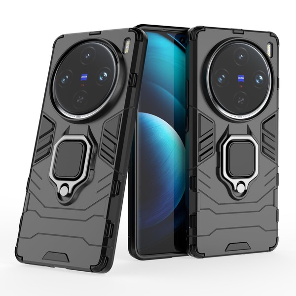 FTRONGRT Case for Vivo X100 Pro, Double Layer Design (TPU+PC)