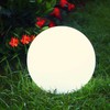 Mr.Go 8-inch Solar Globe Light, RGB Solar Ball Light with