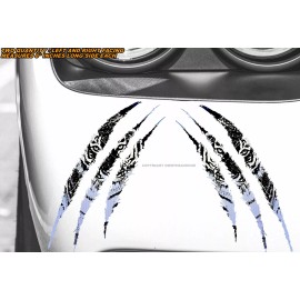 OwnTheAvenue x2 Claw Mark Tigers Off Road Lifted Truck Drifting Racing Vinyl Decal Sticker 8"