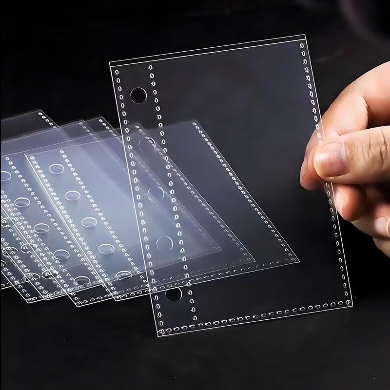 BaraRose Sticker Pad M5 Refill Mini 5 Hole Transparent Peel
