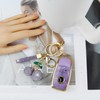 Rayslesan Sparkly Key Fob Cover with Cherry Keychain, Bling TPU