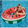 Watermelon Inflatable Swim Ring - Outdoor Fruit Series Water Toy Free Size/120cm 5ea