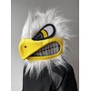 To.beone Plush Eagle Mascot Head Costume Animal Mask Head Adult