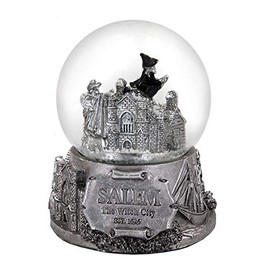 Salem Massachusetts Witch 65 mm Snow Globe