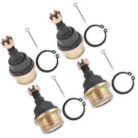 4 Pack Upper Lower Ball Joint 51355-HN0-A01 Replacement for Honda Rincon 650 680 Rancher 420 Pioneer 500 Foreman 450 500