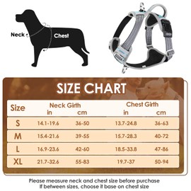 SlowTon No Pull Dog Harness, Heavy Duty No Choke Pet Harness with 2 Leash Clips and Easy Control Vertical Handle, Adjustable Soft Padded Dog Vest for Small, Medium and Large Dogs (Blue Camo,XLarge)