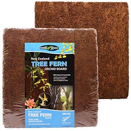 Fernwood Tree Fern Orchid Mounting Board- Soft, Durable, and Fibrous | Natural and Sustainable | for Orchids and Other Epiphytes | 2 Pack (Large 12x12x1)