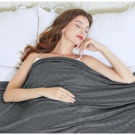 AmyHomie Cooling Blanket, 90 X 90 Queen Size, Breathable Lightweight for Hot Sleepers