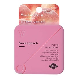 Nol Corporation OZ-WSN-2-3 Washney Fruit Paper Hand Soap, Pack of 40, Sweet Peach