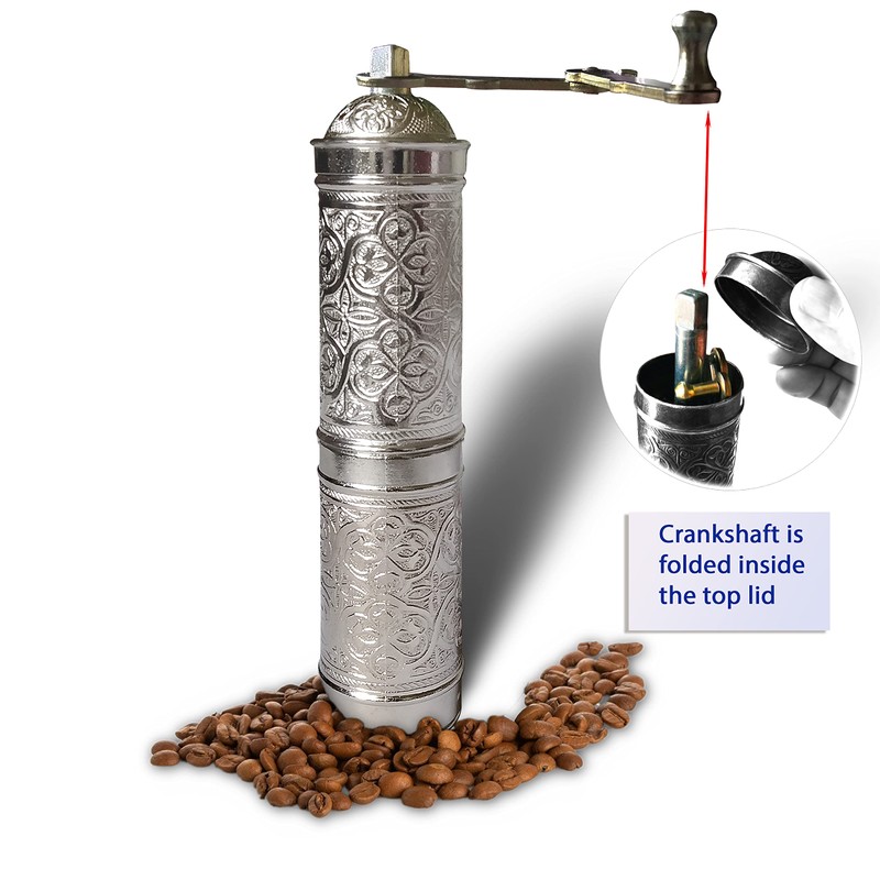 Manual Coffee Grinder, Refillable Turkish Coffee Grinder, Pepper Grinder, Manual