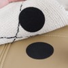 Super Strong Round Non-Slip Hook-and-Loop Fasteners for Bed Covers, Cushions, Mats 5 pairs White 5ea