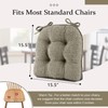 Wellsin Chair Cushions for Dining Chairs, Non-Slip Kitchen Chair Pads