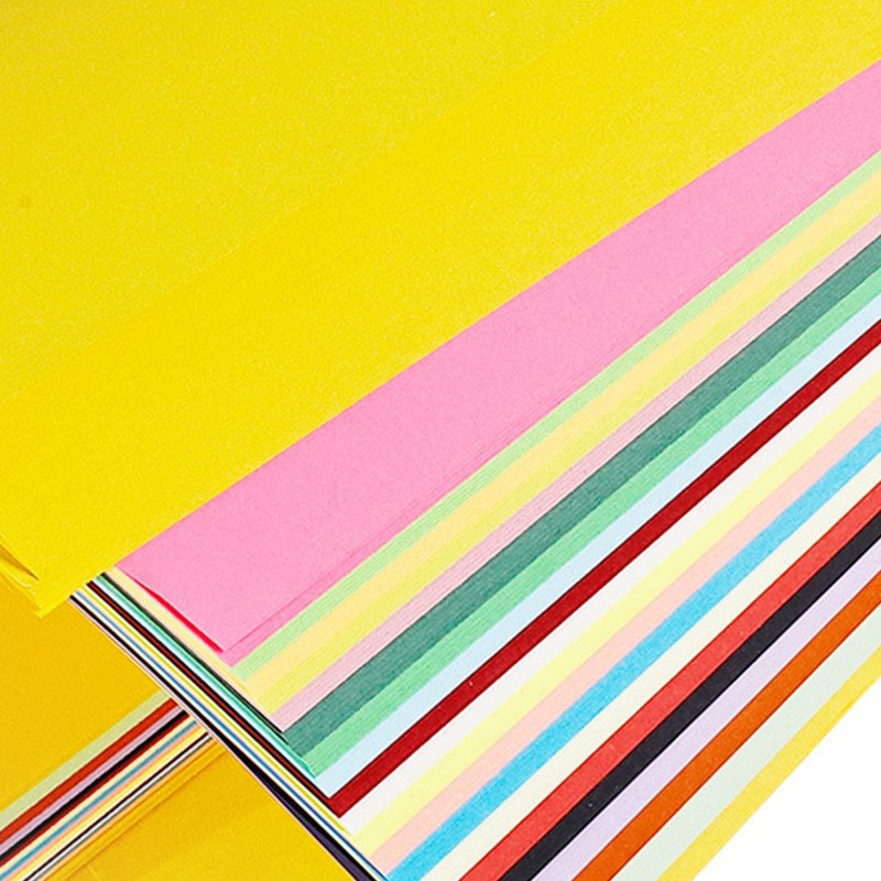 50 Sheets Light Yellow A4 Coloured Paper, 70g Coloured Copier
