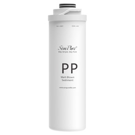 SimPure T1 Series PP Filter Replacement Cartridge for Model T1-100, T1-100ALK, T1-400UV, T1-400ALK, 6 Months Replacement Cartridge (1 Pack)