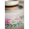 Vervaco Stamped Tablecloth Cross Stitch Kit 32"X32"-Spring Flowers