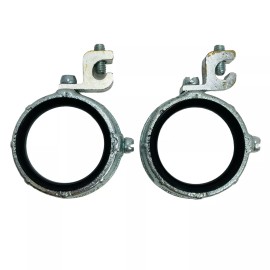 Topaz 2-Pieces Topaz 335M 1-1/2” Insulated Grounding Bushings 14-4 Wire Mall Iron ~NEW