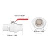 sourcing map Ball Valve, 32mm ID PVC Socket End Shut