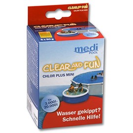 Medi Swimming Pool Care Chlorine Plus Mini Clear and Fun, 250 g