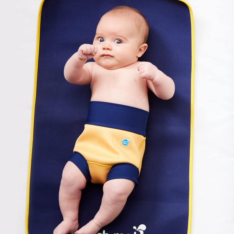 Splash About Happy Nappy, Yellow & Navy, 2-3 Years