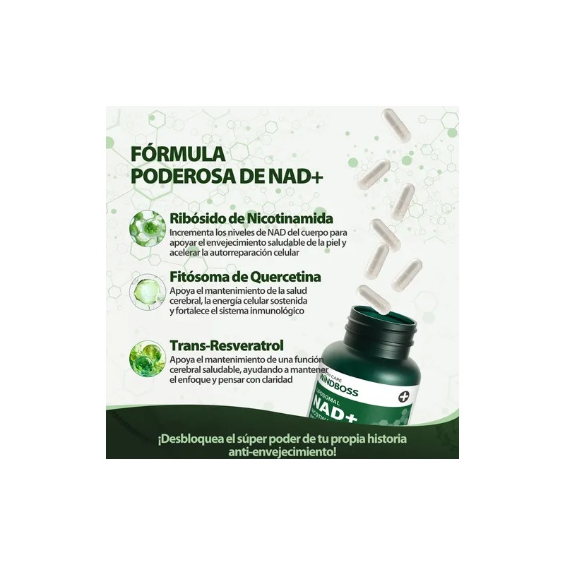 Windboss Nad Capsules 100 Cápsulas Suplemento