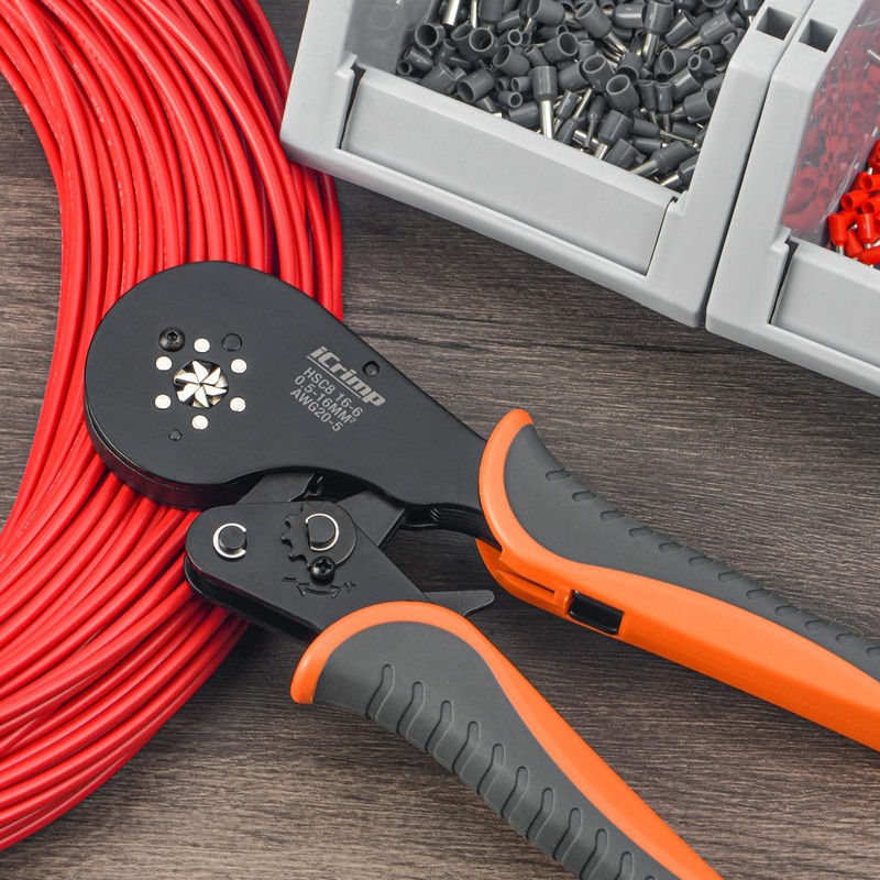 iCrimp Hexagonal Ratchet Crimper for End Sleeves and Ferrules 0.5-16mm2