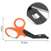 IMKRC Titanium Bandage Shears Scissors EMT and Trauma Shears, Bent