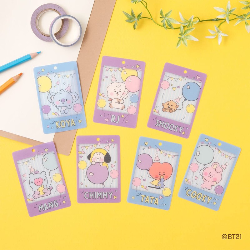 BANDAI BT21 Card Mascot Set (Pack Box)