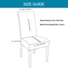 Smiry Velvet Stretch Dining Room Chair Covers Set of 2,
