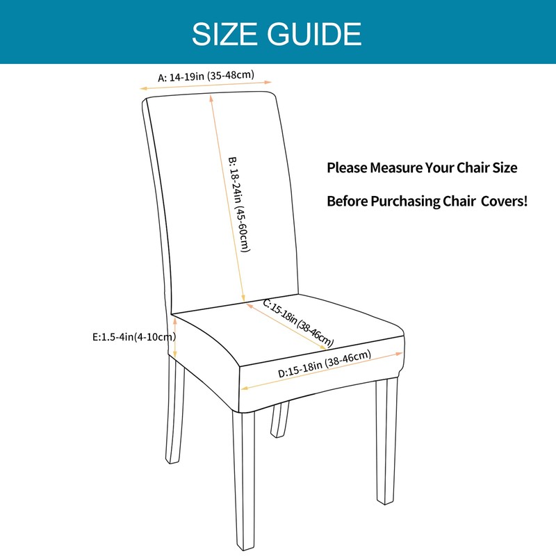 Smiry Velvet Stretch Dining Room Chair Covers Set of 2,