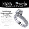 NANA Sterling Silver & Pure Brilliance Zirconia Wedding Band-Rhodium Plated-Size