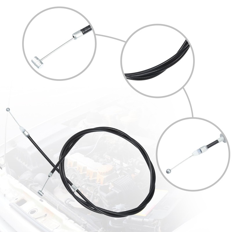 X AUTOHAUX Front Hood Latch Release Cable for Toyota RAV4