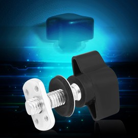 Qiilu Hard Top Fasteners, 8Pcs Universal Thumb Screws Nuts Bolts for Jeep YJ TJ JK